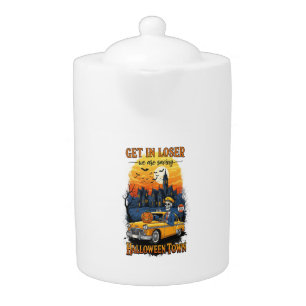Vintage Halloween Movie Teapot