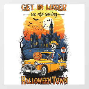 Vintage Halloween Movie Wall Decal