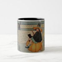 vintage halloween mug