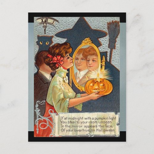 Vintage Halloween Myths Postcard