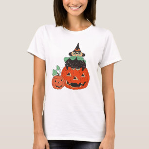 Vintage Halloween Owl T-Shirt