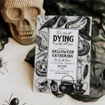 Vintage Halloween Party Costume Party Invitation