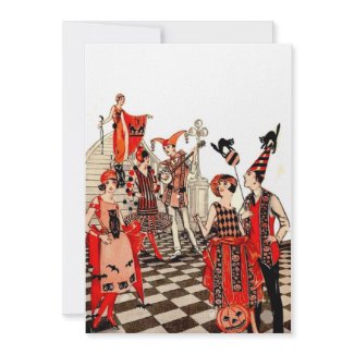 Vintage Halloween Party invitation