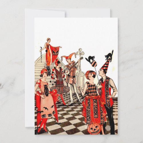 Vintage Halloween Party Personalized Invite
