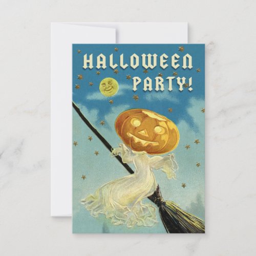 Vintage Halloween Party Invitation