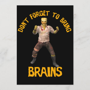 Vintage Halloween Party Invite With Bloody Text