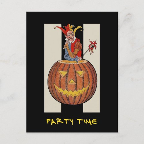 Vintage Halloween Party Invite With Bloody Text