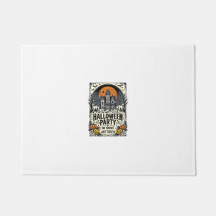 Vintage Halloween Party No Tricks Just Treats Desi Doormat