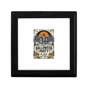 Vintage Halloween Party No Tricks Just Treats Desi Gift Box