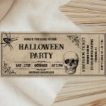 Vintage Halloween Party Ticket Invitation<br><div class="desc">Step back in time with our Vintage Halloween Party Ticket Invitation. Embrace the spookiness of Halloween and celebrate with an adult costume party featuring "Costumes and Cocktails" or "Boos and Booze." This unique ticket-style invitation adds a touch of nostalgia to your Halloween gathering. Get ready for a night of thrills...</div>