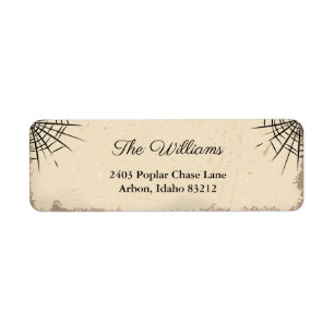 Vintage Halloween Personalized Return Address Label