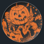 Vintage Halloween Plate<br><div class="desc">Fantastic 1920s Halloween design!</div>