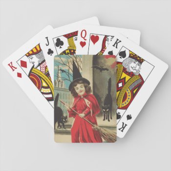 Vintage Halloween Playing Cards by OniTees at Zazzle