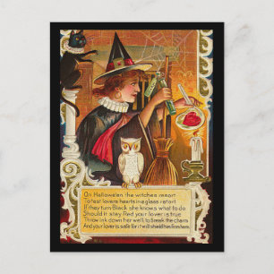 Vintage Halloween Postcard
