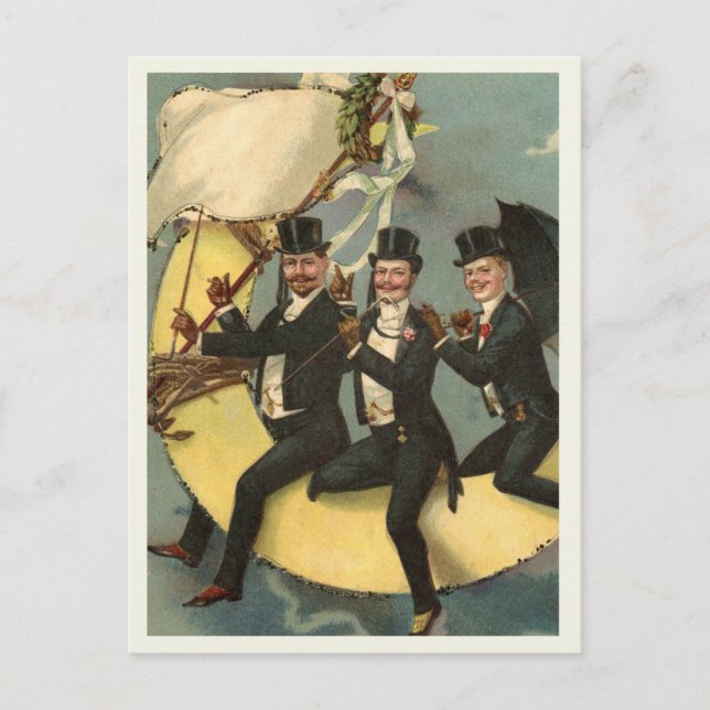 Vintage Halloween Postcard (Front)