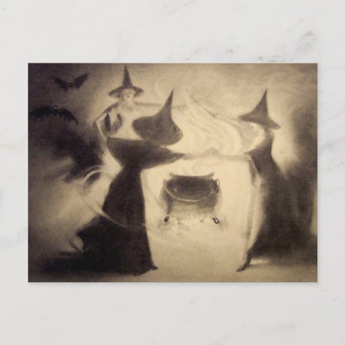 Vintage Halloween Postcard