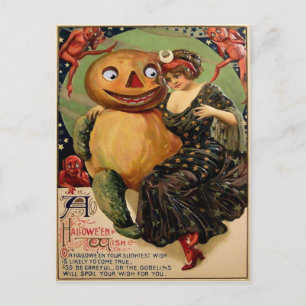 Vintage Halloween Postcard