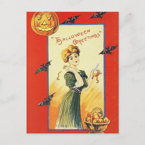 Vintage Halloween Postcard