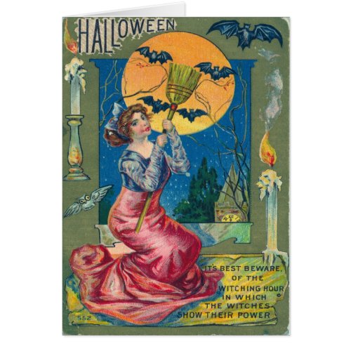 Vintage Halloween Postcard