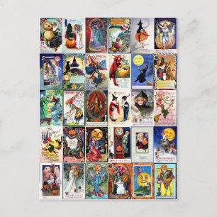 Vintage Halloween Postcard