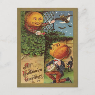 Vintage Halloween Postcard