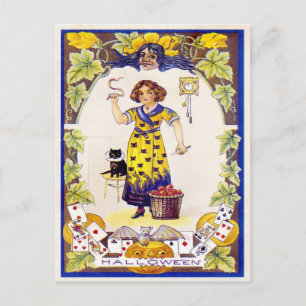 Vintage Halloween Postcard