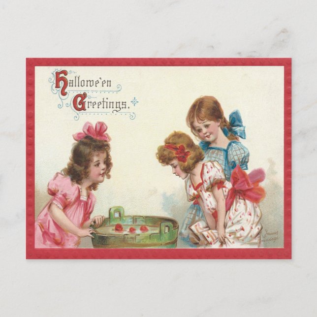 Vintage Halloween Postcard (Front)