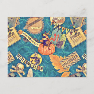 Vintage Halloween Postcard