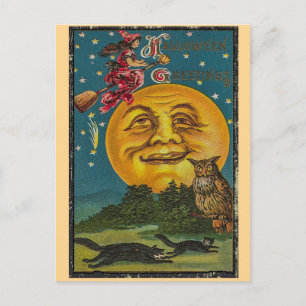 Vintage Halloween Postcard