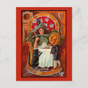 Vintage Halloween Postcard