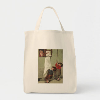 Vintage Halloween Pranksters Tote Bag