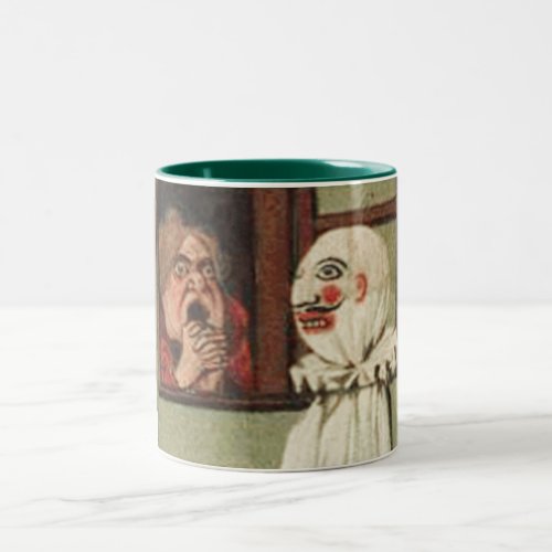 Vintage Halloween Pranksters Two_Tone Coffee Mug