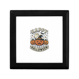 Vintage Halloween Pumpkin Ghost Shirt Design_1 Gift Box