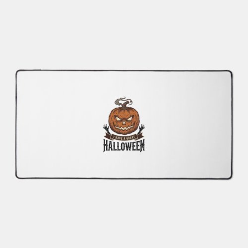 Vintage Halloween Pumpkin Gothic Shirt Design_1 Desk Mat