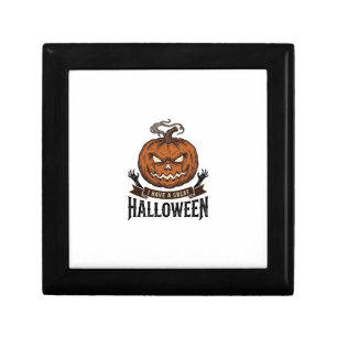 Vintage Halloween Pumpkin Gothic Shirt Design_1 Gift Box