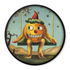 Vintage Halloween Pumpkin Magnet