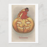 Vintage Victorian Devil Postcard | Zazzle
