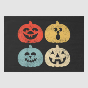 Vintage Halloween Pumpkin Women, Men, Kids, Funny Tissue Paper