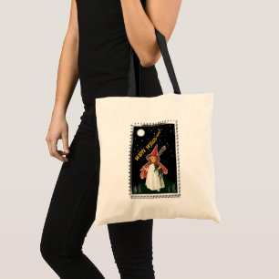 Vintage Halloween Pumpkins Tote Bag