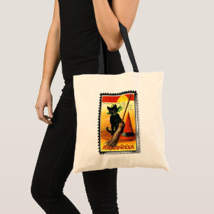 Vintage Halloween Pumpkins Tote Bag