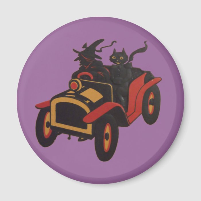 Vintage Halloween Refrigerator Magnets