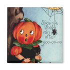 Vintage Halloween Round Magnet