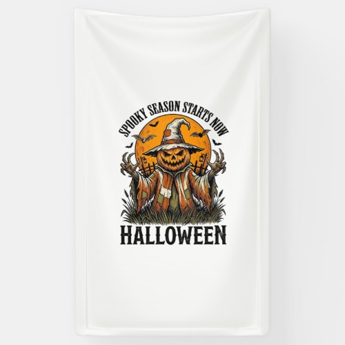 Vintage Halloween Scarecrow Pumpkin Witch Shirt_1 Banner
