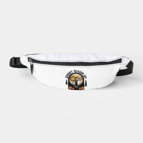 Vintage Halloween Shirt with Scarecrow Moon Art_1 Fanny Pack