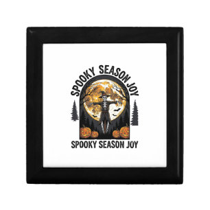 Vintage Halloween Shirt with Scarecrow Moon Art_1 Gift Box