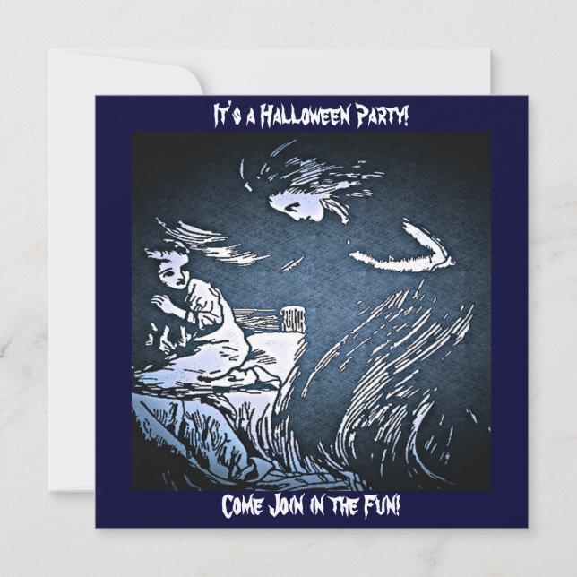 Vintage Halloween Spirit Invite (Front)