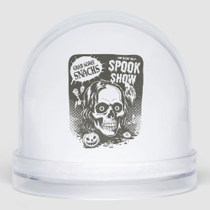 Vintage Halloween Spook Show Snow Globe