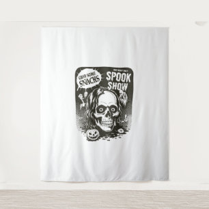 Vintage Halloween Spook Show Tapestry
