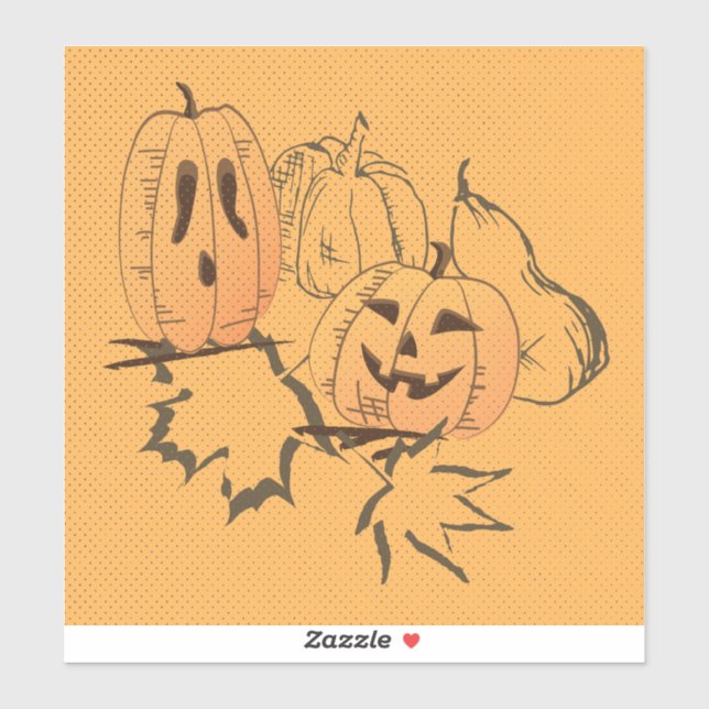 Vintage Halloween Sticker (Sheet)