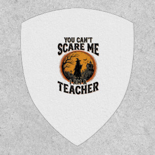 Vintage Halloween Teacher Scary School Shirt Desig Patch
